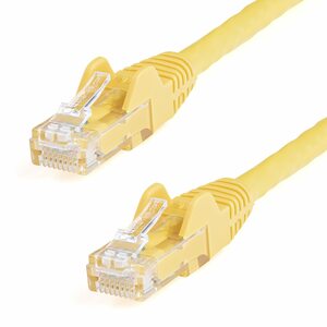 StarTech.com 1m Yellow Gigabit Snagless RJ45 UTP Cat6 Patch Cable - 1 m Patch Cord - Ethernet Patch Cable - RJ45 Male to M