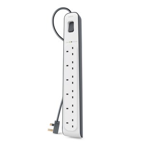 Belkin Surge Suppressor/Protector - 6 x AC Power - 650 J - 2 m - External