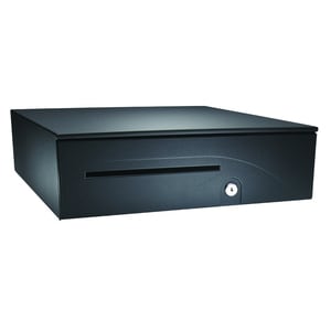 apg Series 100 1616 Cash Drawer - 5 Bill - 8 Coin - 2 Media Slot - Printer Driven - Steel, ABS Plastic - Black - 124.5 mm 