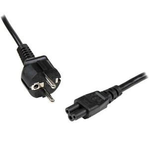 StarTech.com PXTNB3SEU1M Standard Power Cord - 1 m - Europe - For Notebook - Schuko CEE 7 / IEC 60320 C5 - 18 Gauge - 250 