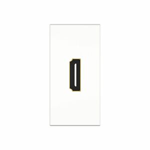 KINDERMANN Konnect flex 45 click Frontplatte - 1 x Gesamtzahl Buchse(n) - Plastik - Weiß - 1 x Geladene Buchse(n) - 1 x HD