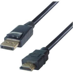 connektgear 2m DisplayPort/HDMI A/V Cable - 1 - Cable for Display, Audio/Video Device - First End: 1 x 20-pin DisplayPort 