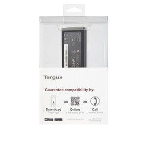 Targus 65 W AC Adapter - For Notebook, Mobile Device - 120 V AC, 230 V AC Input - 19 V DC Output - 3.42 A