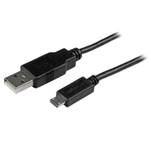 StarTech.com 15cm (6in) Mobile Charge Sync USB to Slim Micro USB Cable for Smartphones and Tablets - M/M - A to Micro B - 