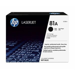HP 81A Original Laser Cartucho de toner - Embalagem Individual - Preto - 1 Cada