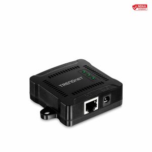 Séparateur PoE TRENDnet TPE-104GS - Conforme aux normes TAA - 48 V DC Entrée - 12 V DC Sortie - 1 x 10/100/1000Base-T Port