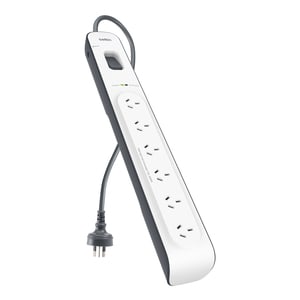 Belkin Surge Suppressor/Protector - 6 x AC Power - 650 J - 2 m - External