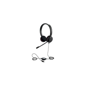 Jabra EVOLVE 20 MS Stereo USB Headband, Noise cancelling, USB connector, with mute-button and volume control on the cord, 