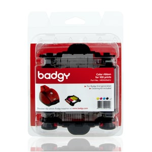 Evolis Badgy-Basic, Color Ribbon - Compatible with original Badgy-Basic only, part #BDG101FRU