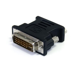StarTech.com DVI to VGA Cable Adapter M/F - Black - 10 Pack - 1 x 29-pin DVI-I Video Male - 1 x 15-pin HD-15 VGA Female - 