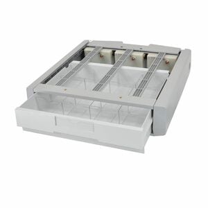 Ergotron Schublade - Groß - 907,2 g Belastbarkeit - Grau, Weiß - Verschließbar, Herausnehmbar, Schubladentrennwand