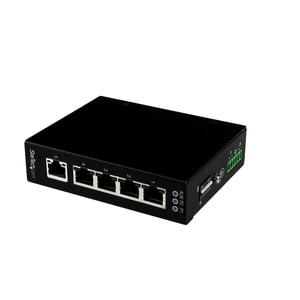 StarTech.com 5 Port Unmanaged Industrial Gigabit Ethernet Switch - DIN Rail / Wall-Mountable Network Switch - Rugged IP30 
