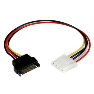 StarTech.com 12in SATA to LP4 Power Cable Adapter - F/M - For Hard Drive - SATA / Molex - 18 Gauge - 1 Each