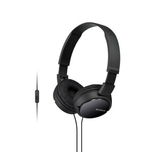Sony MDR-ZX110NC Wired Over-the-head Binaural Stereo Headphone - Black - Supra-aural - 220 Ohm - 10 Hz to 22 kHz - 1.20 m 
