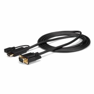 StarTech.com Câble adaptateur HDMI® vers VGA de 3m - Convertisseur actif HDMI vers HD15 - M/M - 1920x1200 / 1080p - Cable 