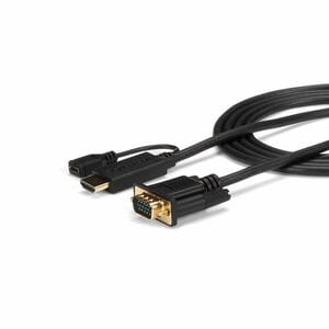StarTech.com Câble adaptateur HDMI® vers VGA de 1,8m - Convertisseur actif HDMI vers HD15 - M/M - 1920x1200 / 1080p - Cabl
