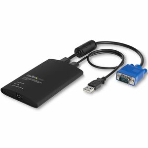 StarTech.com USB Crash Cart Adapter with File Transfer & Video Capture at 1920 x1200 60Hz, TAA - KVM adapter accesses any 