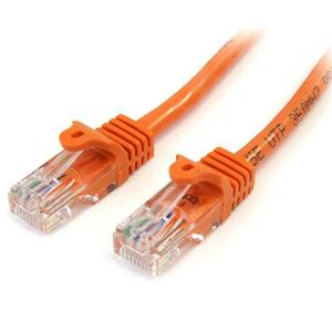 StarTech.com 2 m Orange Cat5e Snagless RJ45 UTP Patch Cable - 2m Patch Cord - Ethernet Patch Cable - RJ45 Male to Male Cat