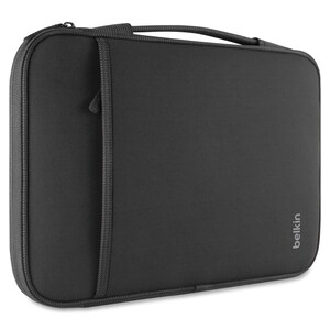 Belkin Tasche (Sleeve) für 27,9 cm (11 Zoll) Apple, Google, Microsoft Chromebook, Notebook, Tablet - Schwarz - Neopren, Fl