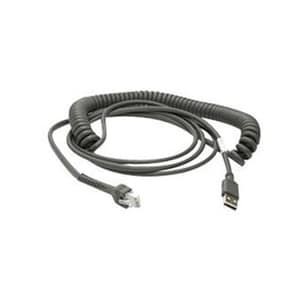 Zebra CBA-U12-C09ZAR 2.74 m USB Data Transfer Cable - 1 - First End: 1 x 4-pin USB Type A