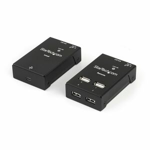StarTech.com 4 Port USB 2.0-Over-Cat5-or-Cat6 Extender - up to 130ft (40m) - Connect four USB 2.0 devices away from your c