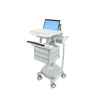 Ergotron StyleView SV44 Height Adjustable Notebook Stand - Up to 43.9 cm (17.3") Screen Support - 9.07 kg Load Capacity - 