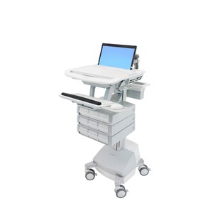 Ergotron StyleView SV44 Height Adjustable Notebook Stand - Up to 43.9 cm (17.3") Screen Support - 9.07 kg Load Capacity - 