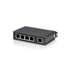 StarTech.com 5 Port Industrial Ethernet Switch - DIN Rail Mount - 10/100 Unmanaged Network Switch - IP30-rated - Energy-Ef