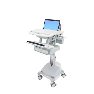 Ergotron StyleView SV44 Height Adjustable Notebook Stand - Up to 43.9 cm (17.3") Screen Support - 9.07 kg Load Capacity - 