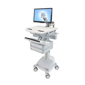 Ergotron StyleView SV44 Height Adjustable Display Stand - Up to 61 cm (24") Screen Support - 17.69 kg Load Capacity - 128.