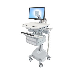 Ergotron StyleView SV44 Height Adjustable Display Stand - Up to 61 cm (24") Screen Support - 15.88 kg Load Capacity - 128.