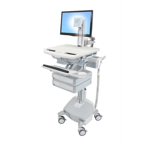 Ergotron StyleView SV44 Height Adjustable Display Stand - Up to 61 cm (24") Screen Support - 15.88 kg Load Capacity - 165.