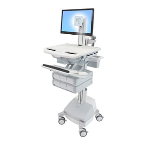 Ergotron StyleView SV44 Height Adjustable Display Stand - Up to 61 cm (24") Screen Support - 16.78 kg Load Capacity - 128.