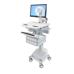 Ergotron StyleView SV44 Height Adjustable Display Stand - Up to 61 cm (24") Screen Support - 17.69 kg Load Capacity - 128.