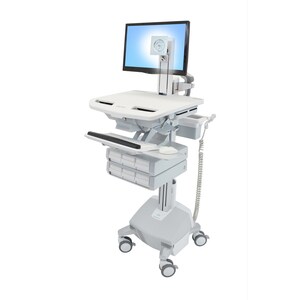 Ergotron StyleView SV44 Height Adjustable Display Stand - Up to 61 cm (24") Screen Support - 14.97 kg Load Capacity - 165.