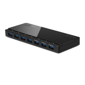 TP-Link UH700 USB Hub - USB 3.0 Micro-B - External - 7 Total USB Port(s) - 7 USB 3.0 Port(s) - Linux, Mac, PC