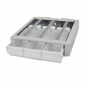 Ergotron Schublade - Klein - 340,2 g Belastbarkeit - Grau, Weiß - Schubladentrennwand, Verschließbar, Herausnehmbar