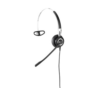 Jabra BIZ 2400 II QD Kabel Über das Ohr Mono Headset - Schwarz - Monaural - Ohraufliegend - 150 Hz bis 6,80 kHz Frequenzga