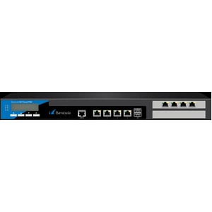Barracuda F300 Network Security/Firewall Appliance - 8 Port - 10/100/1000Base-T - Gigabit Ethernet, 10/100Base-TX - 8 x RJ