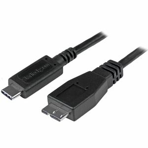 StarTech.com USB C to Micro USB Cable - 3 ft / 1m - USB 3.1 Cable - 10Gbps - Micro USB Cord - USB Type C to Micro USB Cabl