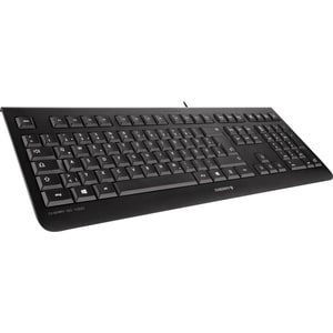 CHERRY KC 1000 Keyboard - Cable Connectivity - USB Interface - Black - LPK Keyswitch - Calculator, Email, Browser, Sleep H