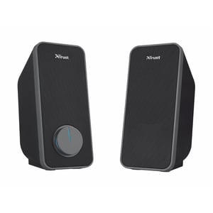 Trust 2.0 Lautsprechersystem - 14 W RMS - Schwarz - Tischmontierbar - Bücherregal - USB - 2