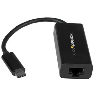 StarTech.com Adaptateur USB-C vers Gigabit Ethernet - Noir - Compatible Thunderbolt 3 - Windows et Mac - Convertisseur Rés