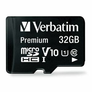 Verbatim 32 GB Class 10/UHS-I (U1) microSDHC - 1 - TAA Compliant - 45 MB/s Read