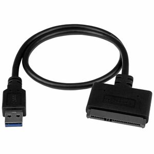StarTech.com USB 3.1 (10Gbps) Adapter Cable for 2.5" SATA SSD/HDD Drives - Supports SATA III (6 Gbps) - USB Powered - 1 x 