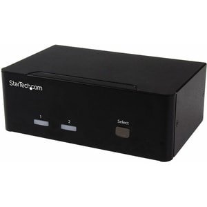 StarTech.com 2-port KVM Switch with Dual VGA and 2-port USB Hub - USB 2.0 - 2 Computer(s) - 1 Local User(s) - 1920 x 1200 