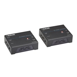 Black Box 4K HDMI IR Extender 70M - 1 Input Device - 1 Output Device - 229.66 ft Range - 2 x Network (RJ-45) - 1 x HDMI In