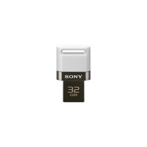 Sony Micro Vault 32 GB USB 3.0, Micro USB Flash Drive - White