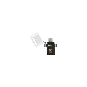 Sony MicroVault USM16SA3 16 GB USB 3.0, Micro USB Flash Drive - White