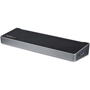 StarTech.com Triple Monitor USB 3.0 Docking Station for Laptops - Mac & Windows - USB Fast Charge Port - Up to 4K - USB3DO